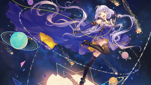 『平行四界LIVE TOUR feat.星尘』2017全息演唱会 Backdrop Blur