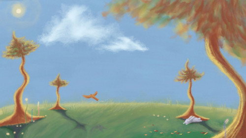 Over Yonder Backdrop Blur