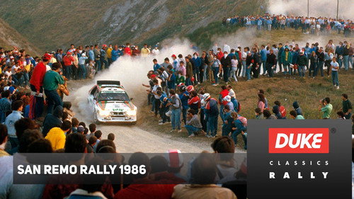Rallye Sanremo 1986 Backdrop Blur