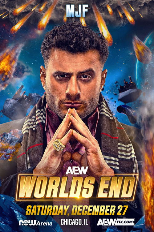 AEW Worlds End 2025 poster