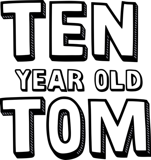 Tom Tem Dez Anos - Logo 3