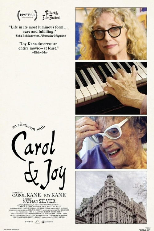 Carol & Joy poster