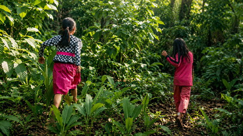 Persahabatan Masa kecil 2 Backdrop Blur
