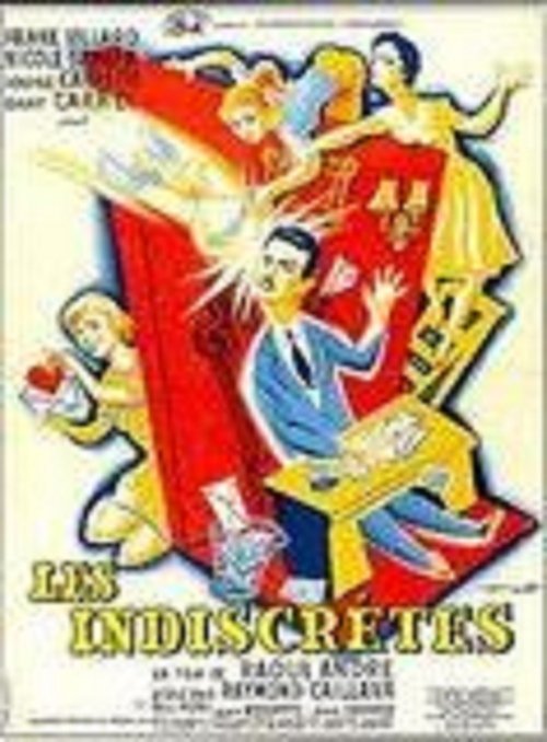 Les indiscrètes movie poster player
