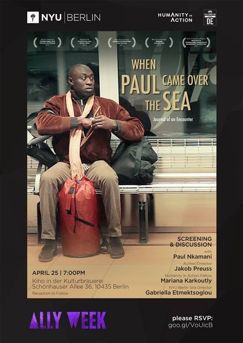 Quand Paul traversa la mer - Journal d'une rencontre movie poster player
