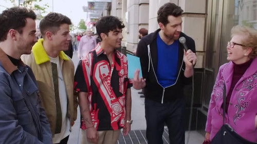 Billy on the Street with THE JONAS BROTHERS!!!