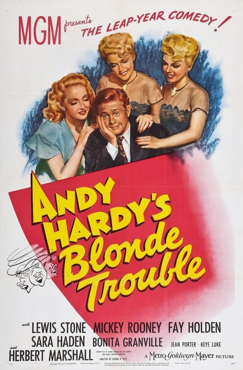 Andy Hardy's Blonde Trouble 1944