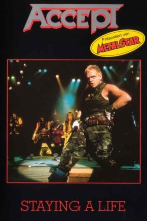 Poster Accept - Staying A Life 1990