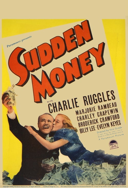 Poster Sudden Money 1939