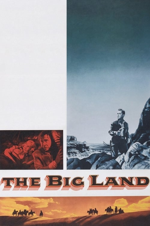 The Big Land (1957) poster