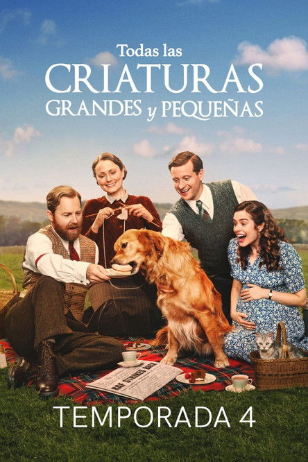 Póster de la temporada 4 de la serie Todas las criaturas grandes y pequeñas