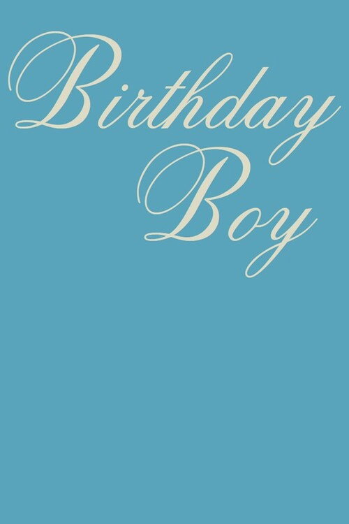 Birthday Boy poster