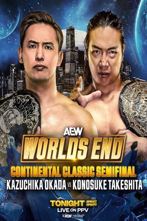 AEW Worlds End 2025 poster