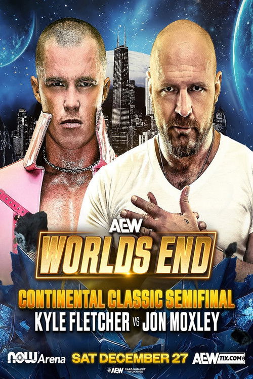 AEW Worlds End 2025 poster