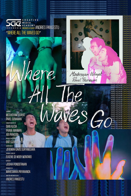 Póster oficial de Where All The Waves Go (2025) - Romance