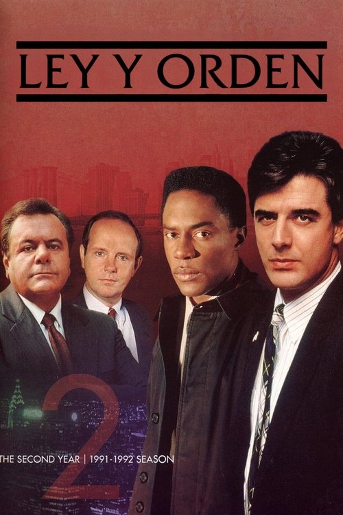 Póster de la temporada 2 de la serie Ley y orden