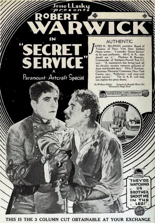 Poster Secret Service 1919