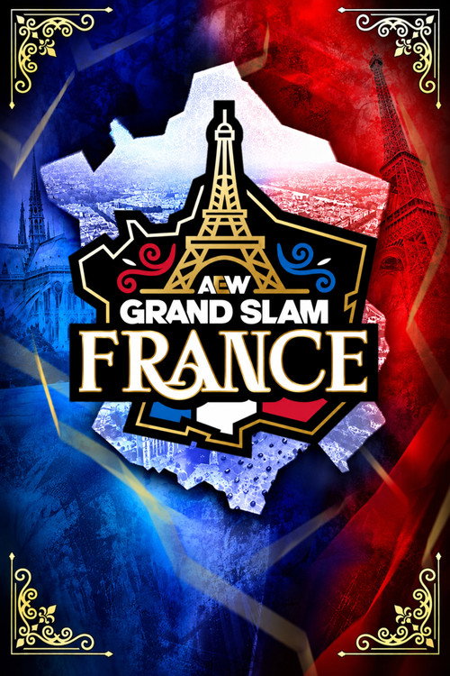 AEW Grand Slam France 2026 official trailer poster