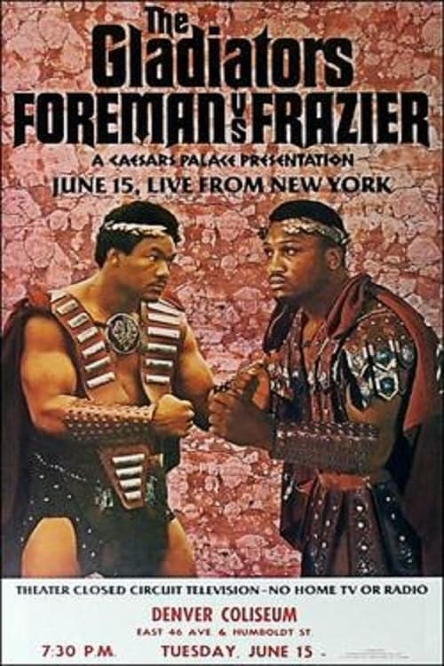 Poster George Foreman vs Joe Frazier II 1976