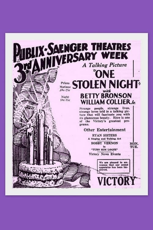 One Stolen Night (1929)