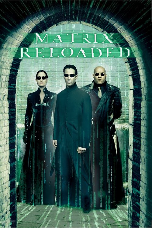 The Matrix Reloaded movie poster player