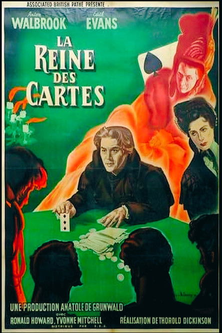 Affiche officielle de La Reine des cartes (1949)