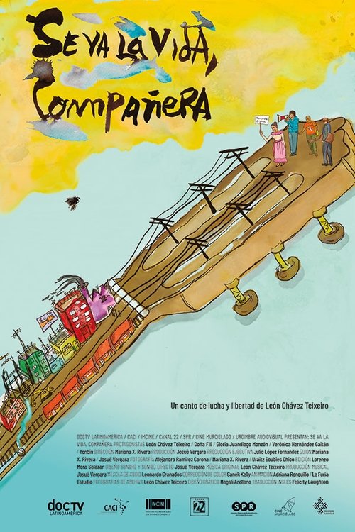 Se va la vida, compañera movie poster player