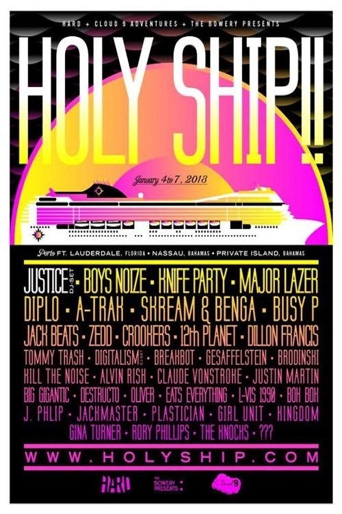 Holy Ship 2013 movie poster player