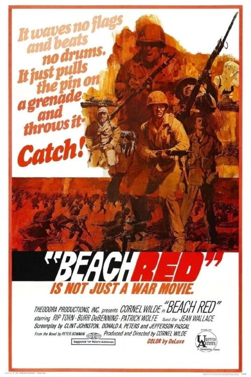 Beach Red poster