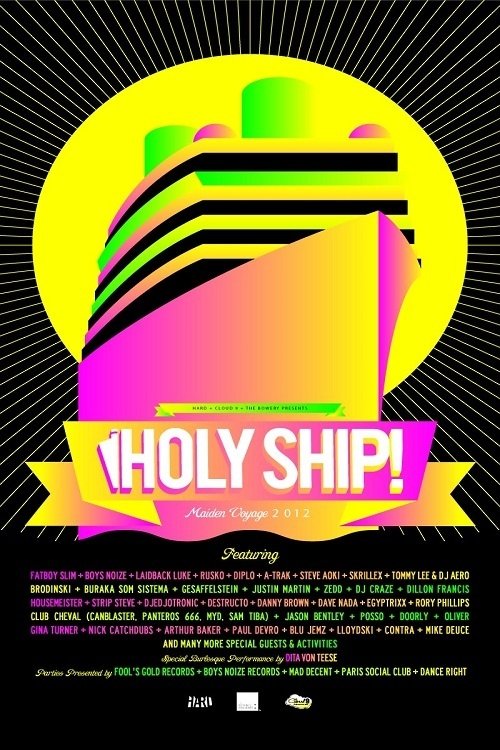 Holy Ship 2012 movie poster player
