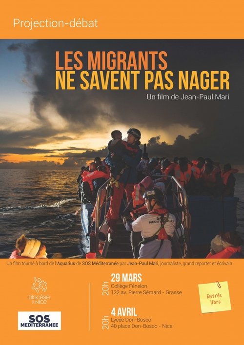 Les migrants ne savent pas nager movie poster player