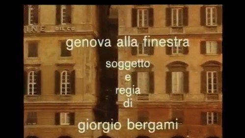 Genova alla finestra Backdrop Blur