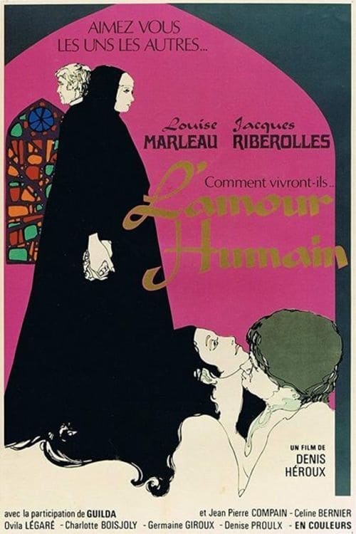 L'amour humain poster