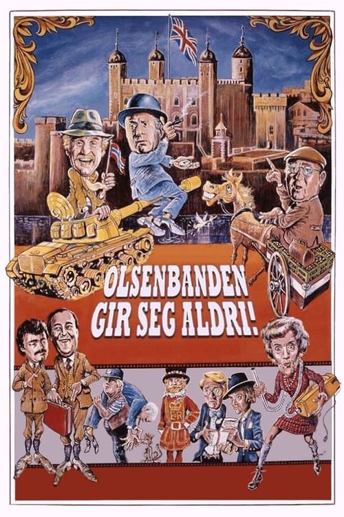 Poster Olsenbanden gir seg aldri! 1981