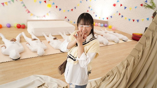 Blindfolded Big-Tit Coeds Guess BF's Cock Among 10 – Miss & Get Raw Fucked