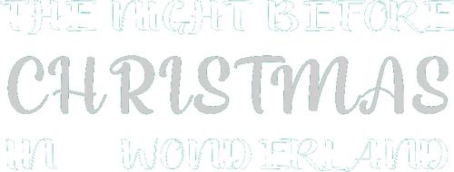 The Night Before Christmas in Wonderland