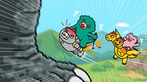 Chibi Godzilla Raids Again