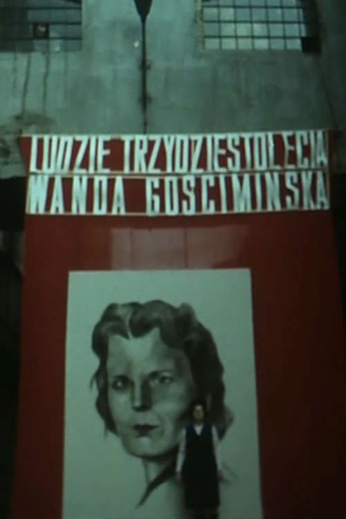 Poster Wanda Gosciminska - wlókniarka 1975