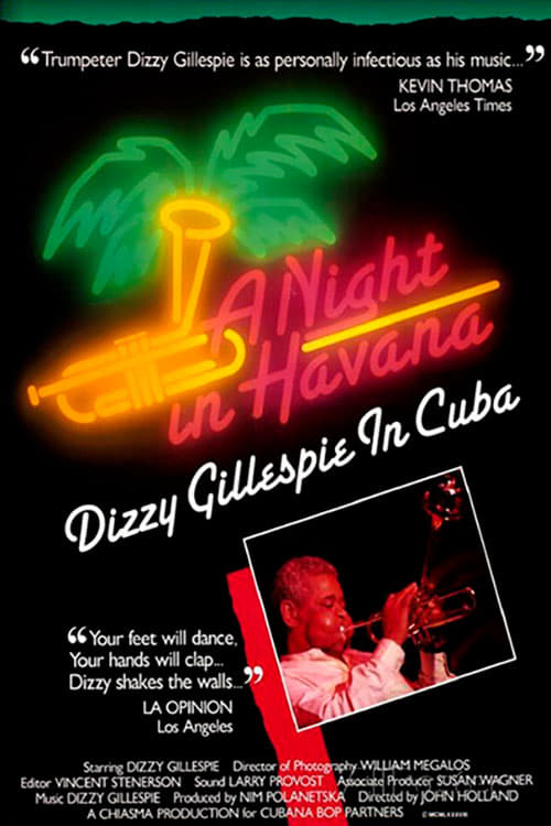 A Night In Havana: Dizzy Gillespie In Cuba (1989) poster