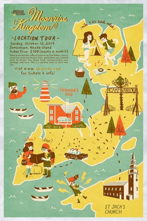Poster for Moonrise Kingdom: Welcome to the Island of New Penzance