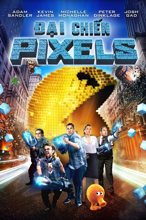 Poster Đại Chiến Pixels