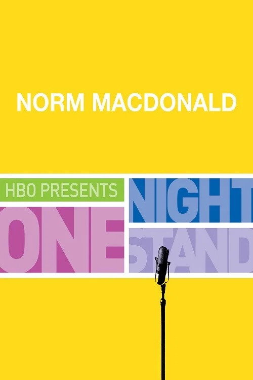Official movie poster for Norm MacDonald - One Night Stand