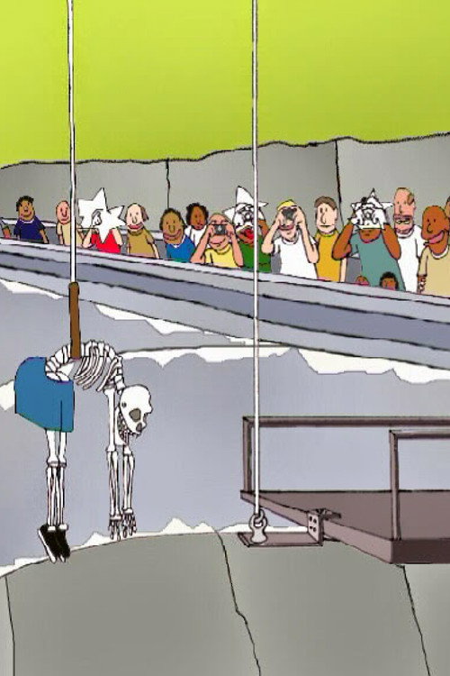 The bungee jump skeleton man