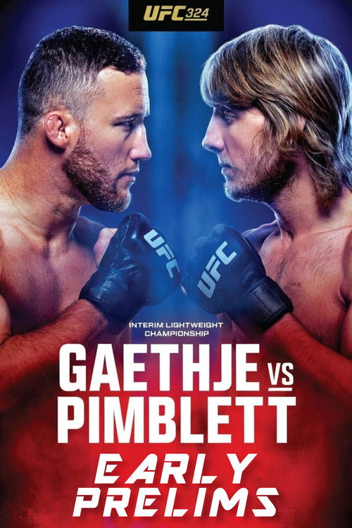 UFC 324: Gaethje vs. Pimblett poster