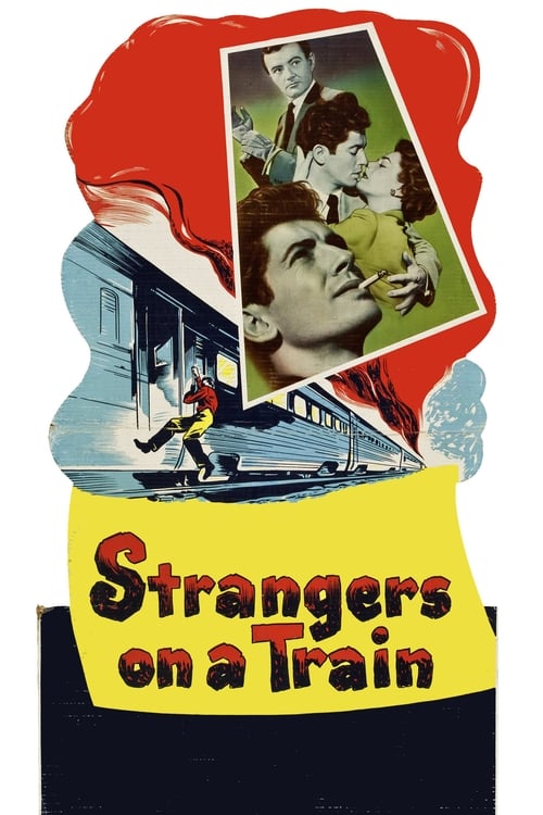 Grootschalige poster van Strangers on a Train