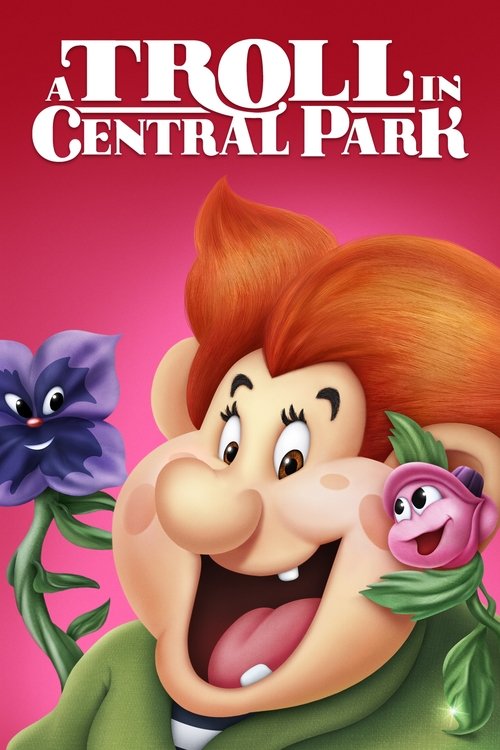 Grootschalige poster van A Troll in Central Park