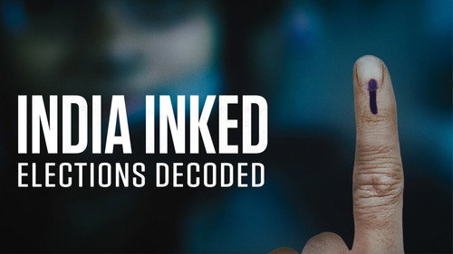 India Inked: Elections Decoded Backdrop Blur