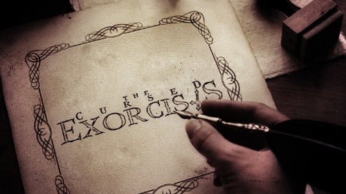 The Cursed Exorcists Backdrop Blur