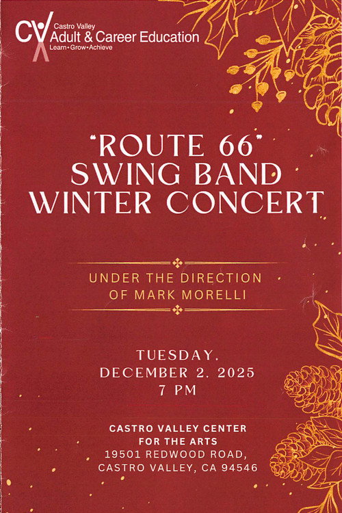 Route 66 Swing Band Winter Concert