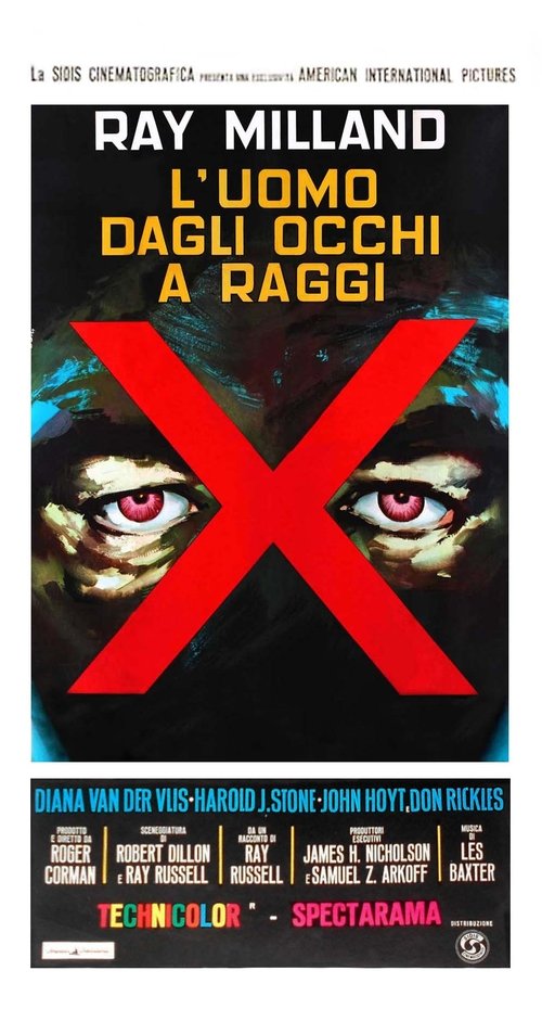 L'uomo dagli occhi a raggi X movie poster player